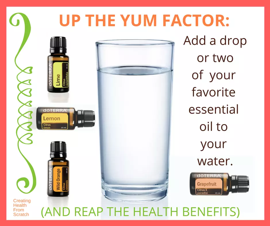 add essential oil to your water