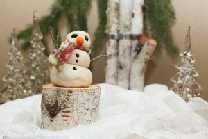 Playdough Snowman | Creating Health From Scratch. Com