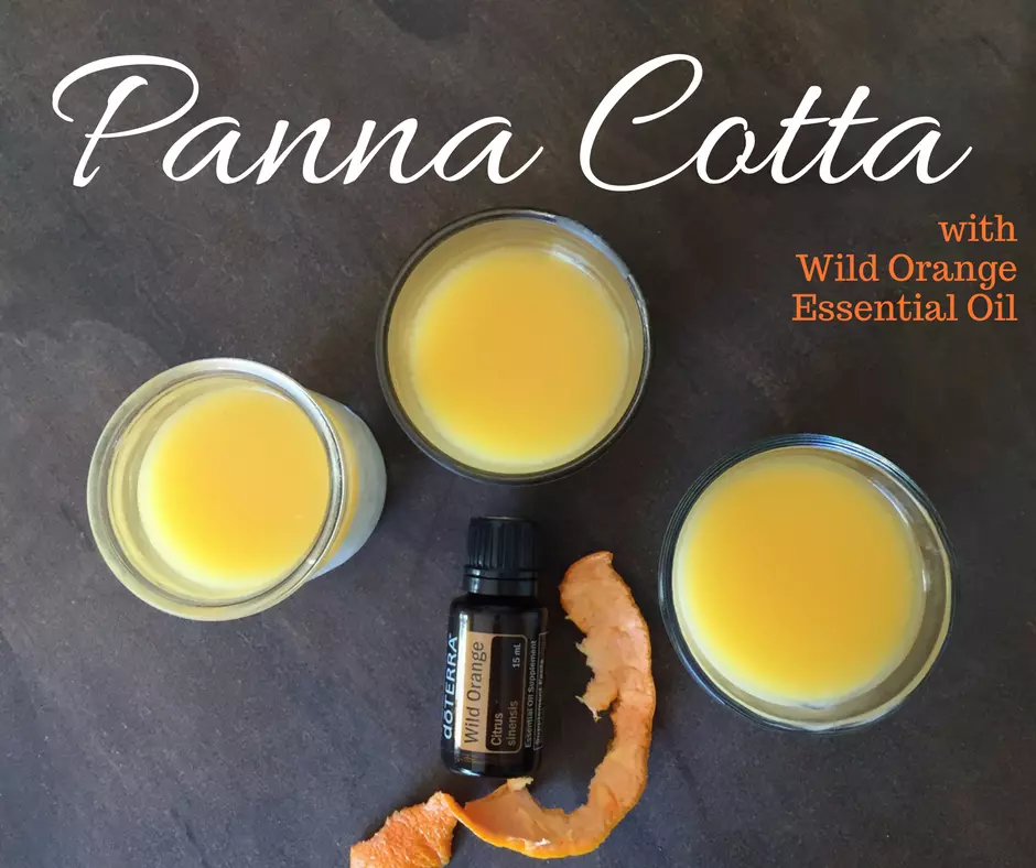 Panna Cotta with Wild Orange Oil is sure to bring requests for seconds (and it's easy to make!)